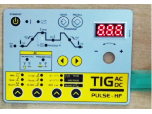 LED 7 Segment + Membrane switch+Embossed